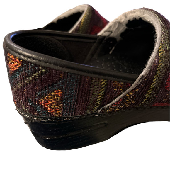Dansko Professional Aztec Southwestern Native Tapestry Clogs EU 37 US 6.5-7 - Picture 8 of 8